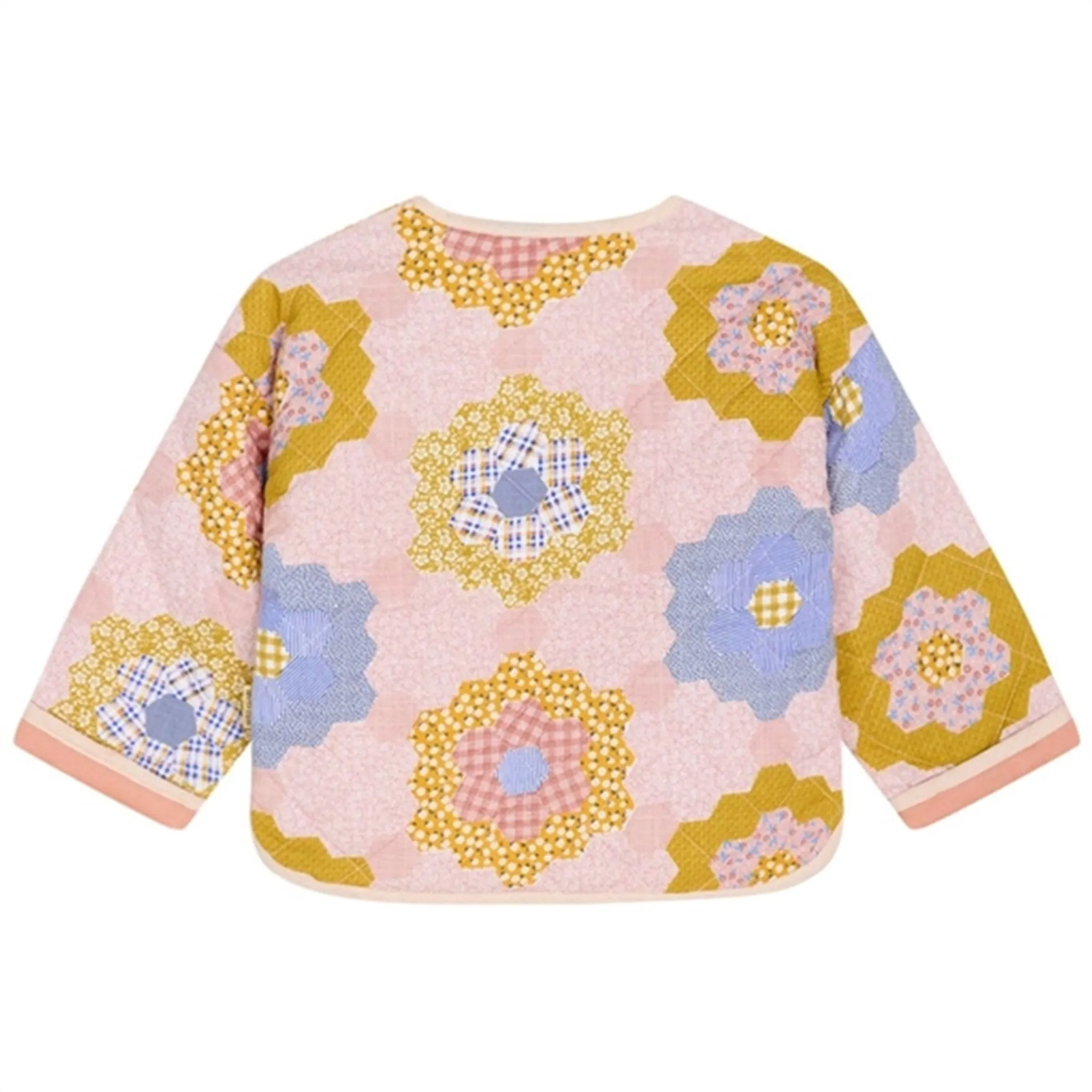 Light Comfort Hust & Claire Mini Peach Dust Ebony Quilted Jacket