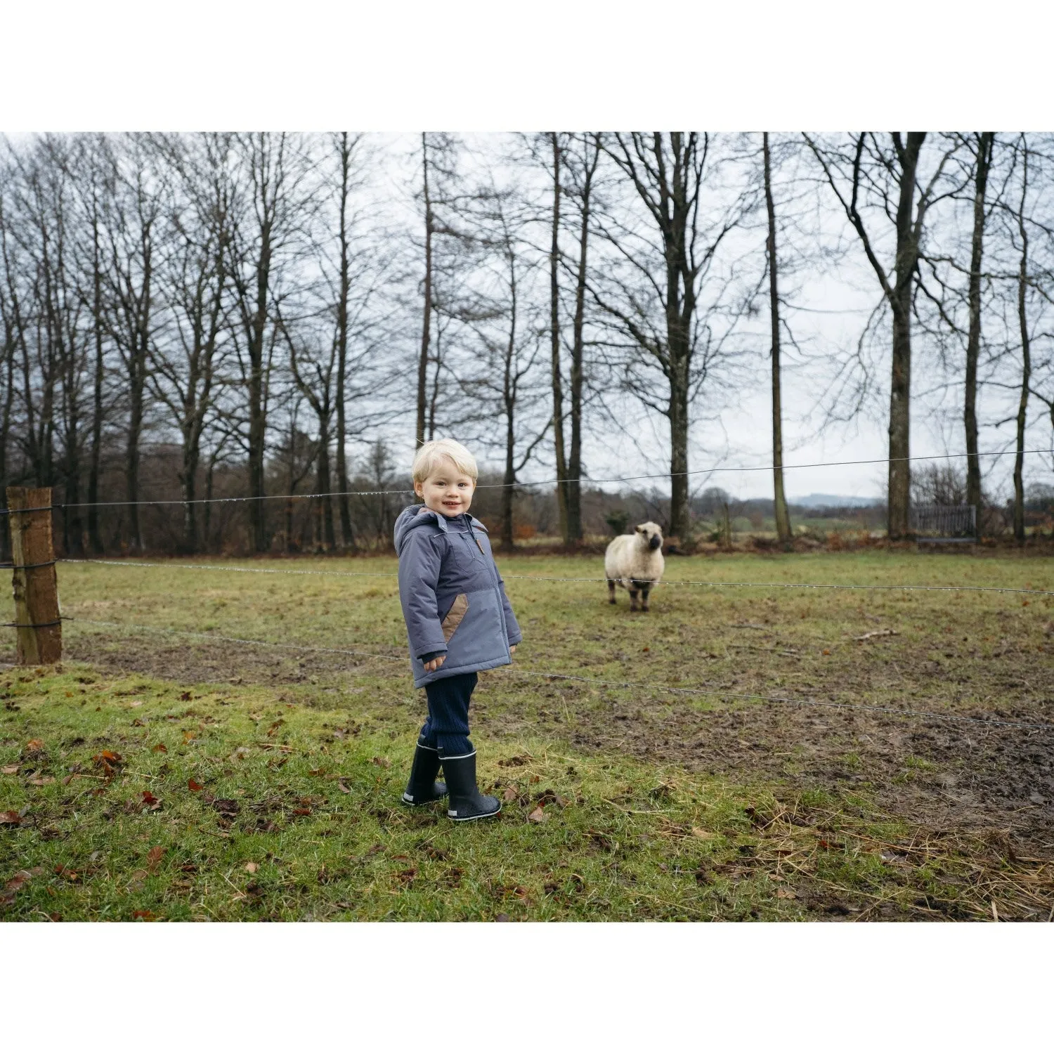 Classic Jacket high - street buy Hust & Claire Ombre Blue Oskar Jacket