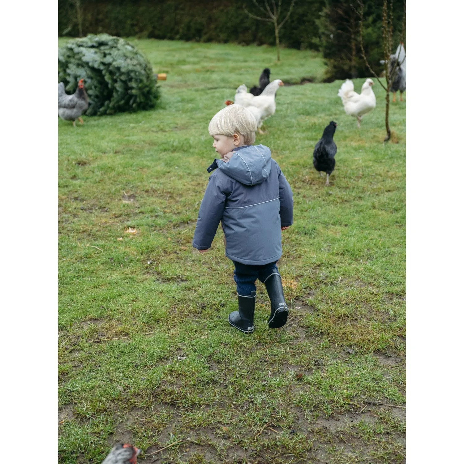 Hust & Claire Ombre Blue Oskar Jacket night