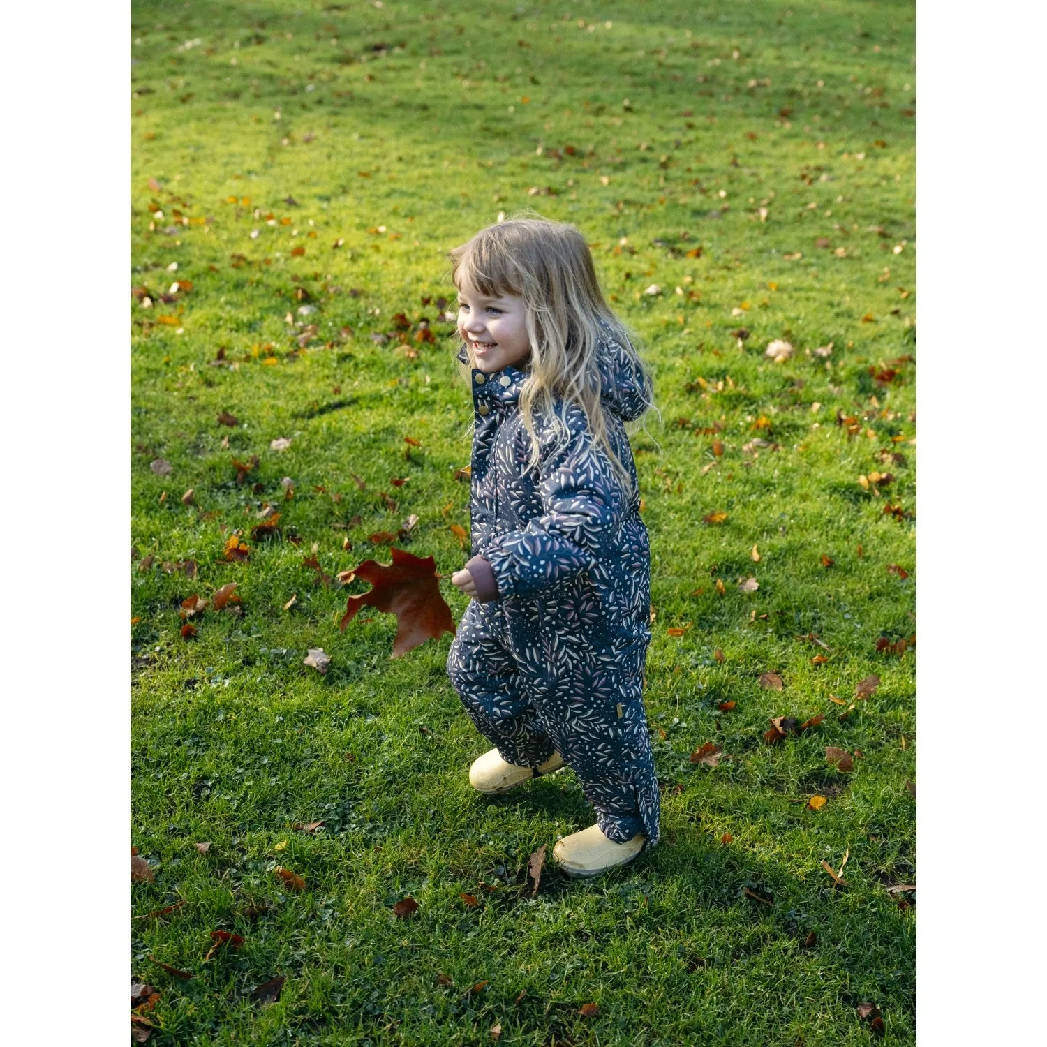 Hust & Claire Ombre Blue Otine Snowsuit Shirred-Detail Tunic-Length