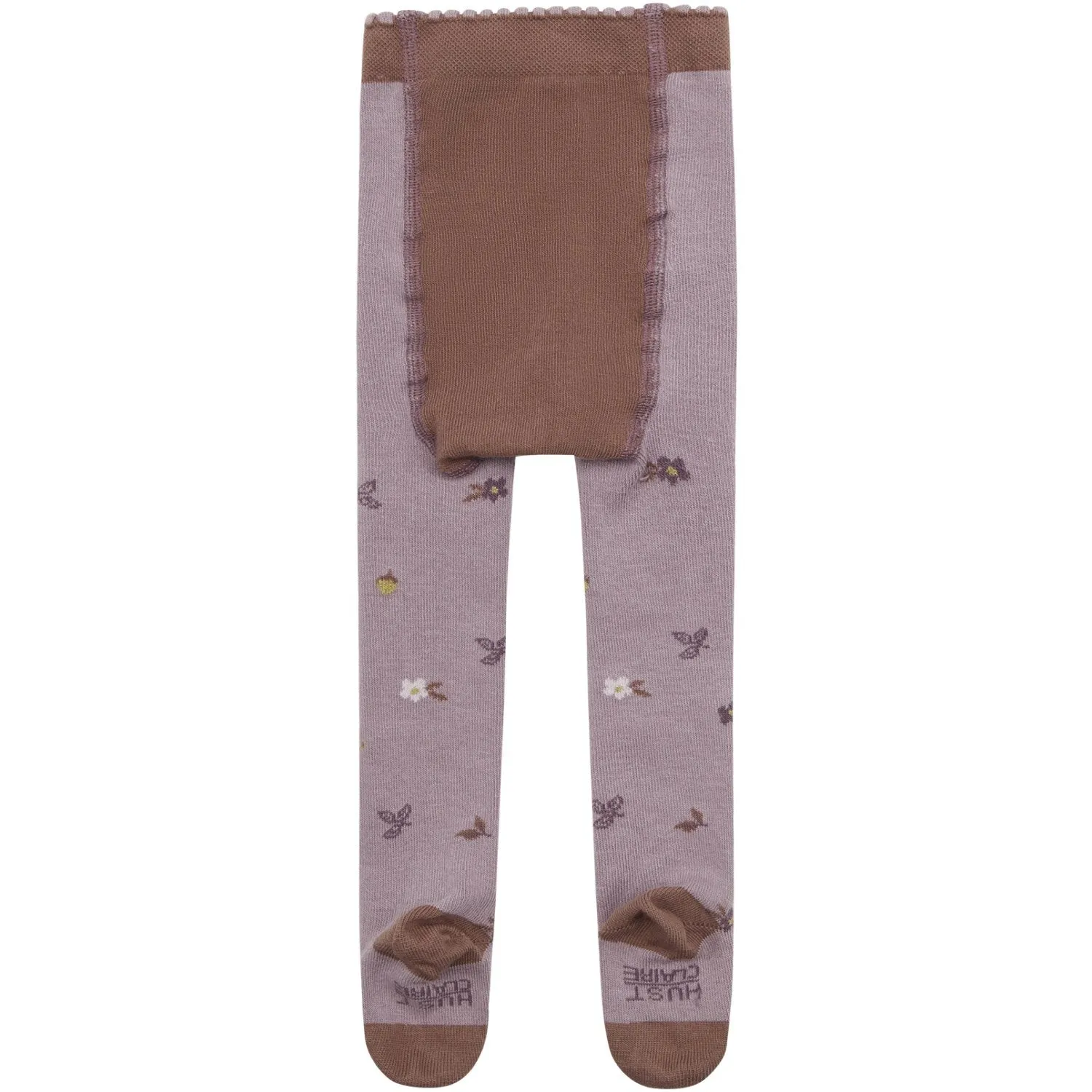 Removable Hypoallergenic-material Hust & Claire Purple Dove Frankie Tights