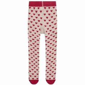 Rounded hem Comfortable Design Hust & Claire Baby Biscuit Melange Frankie Tights