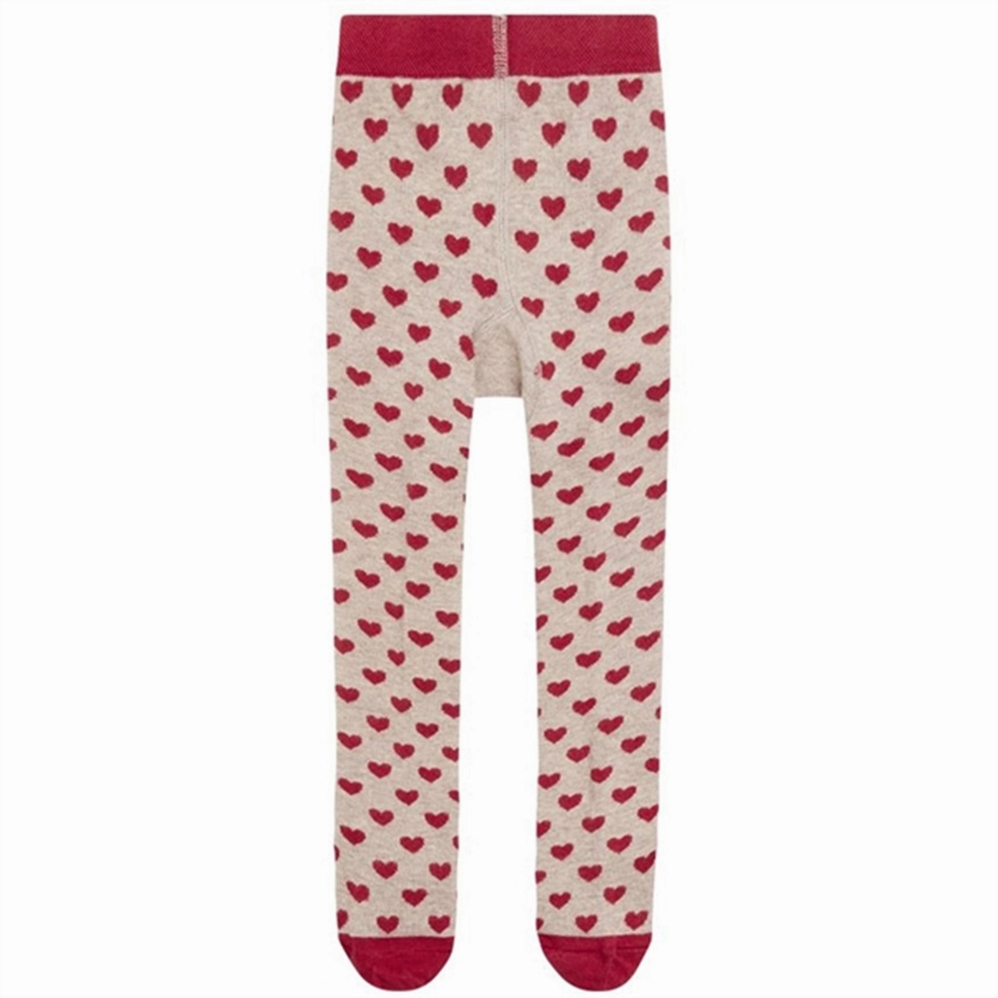 Rounded hem Comfortable Design Hust & Claire Baby Biscuit Melange Frankie Tights