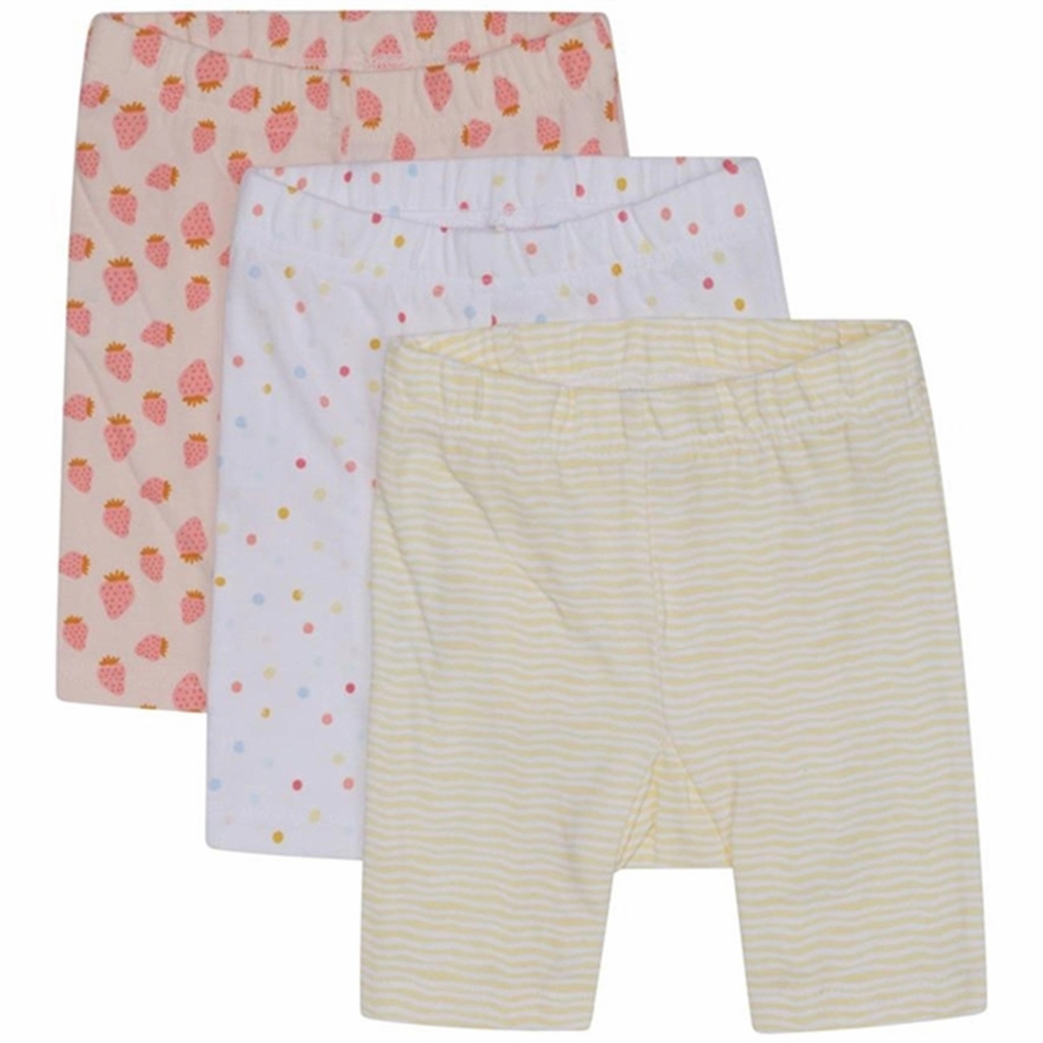 One-of-a-kind Hust & Claire Baby Labika Shorts 3-pack Skin Chalk