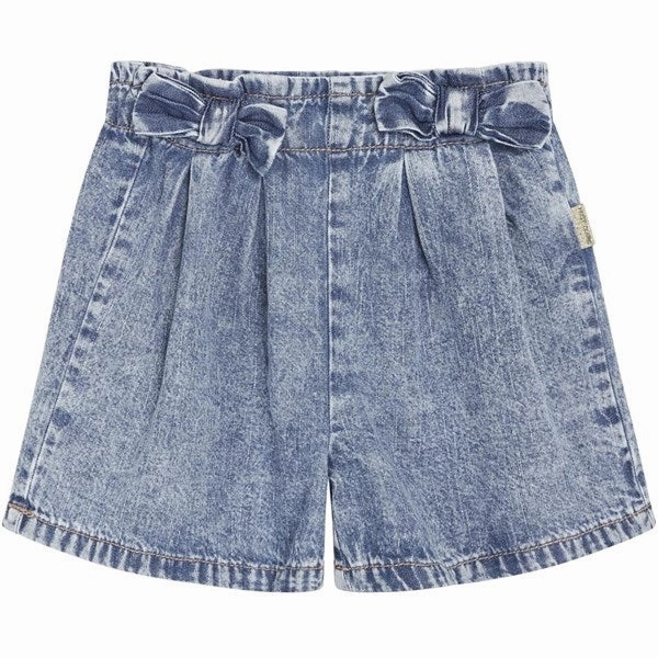 Hust & Claire Mini Washed Denim Herla Shorts Summer Fashion Beach Ready Shorts