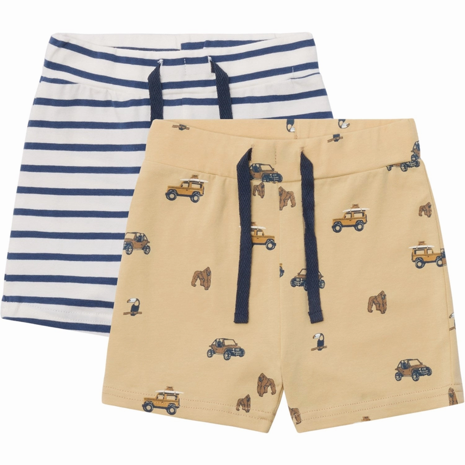 Fresh Day Hust & Claire Pale Khaki Hau Shorts 2-pack