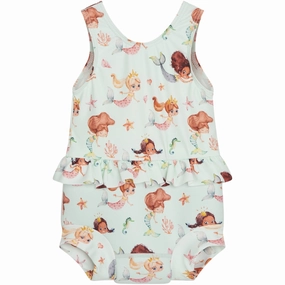 Eco-friendly Hust & Claire Wan Blue Maddie Bathing suit