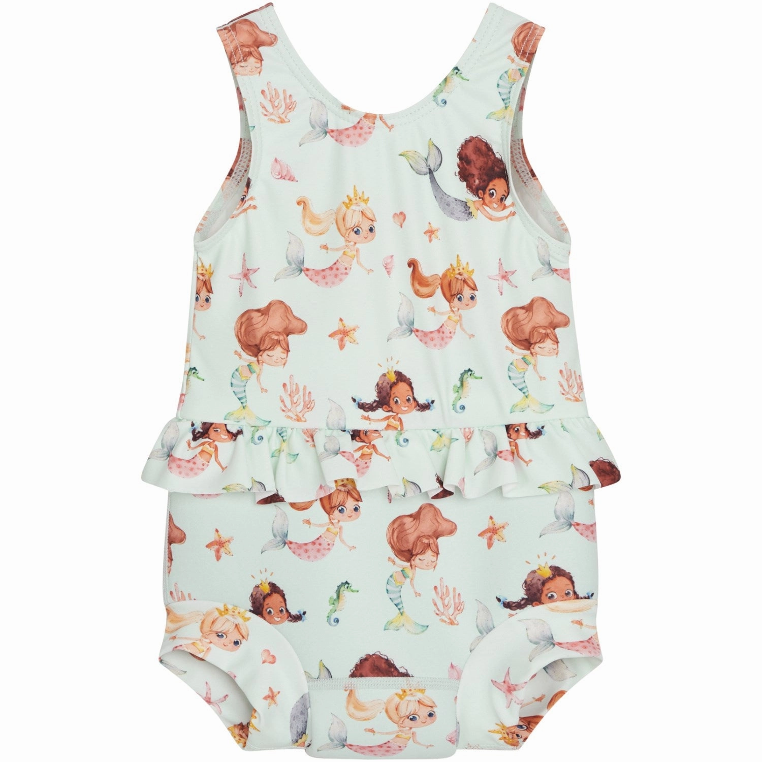 Quick-Dry Monochromatic-Style Hust & Claire Wan Blue Maddie Bathing suit