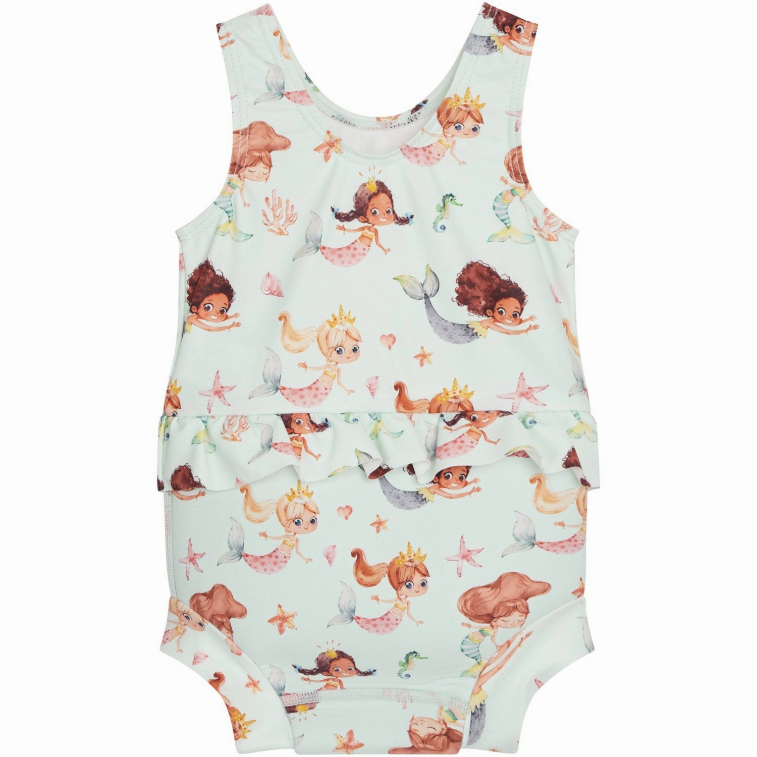 Hust & Claire Wan Blue Maddie Bathing suit Molded Cups Smooth Yoke Construction