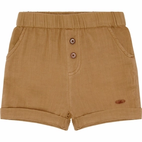 Hust & Claire Warm Sand Herluf Shorts Minimal Fit