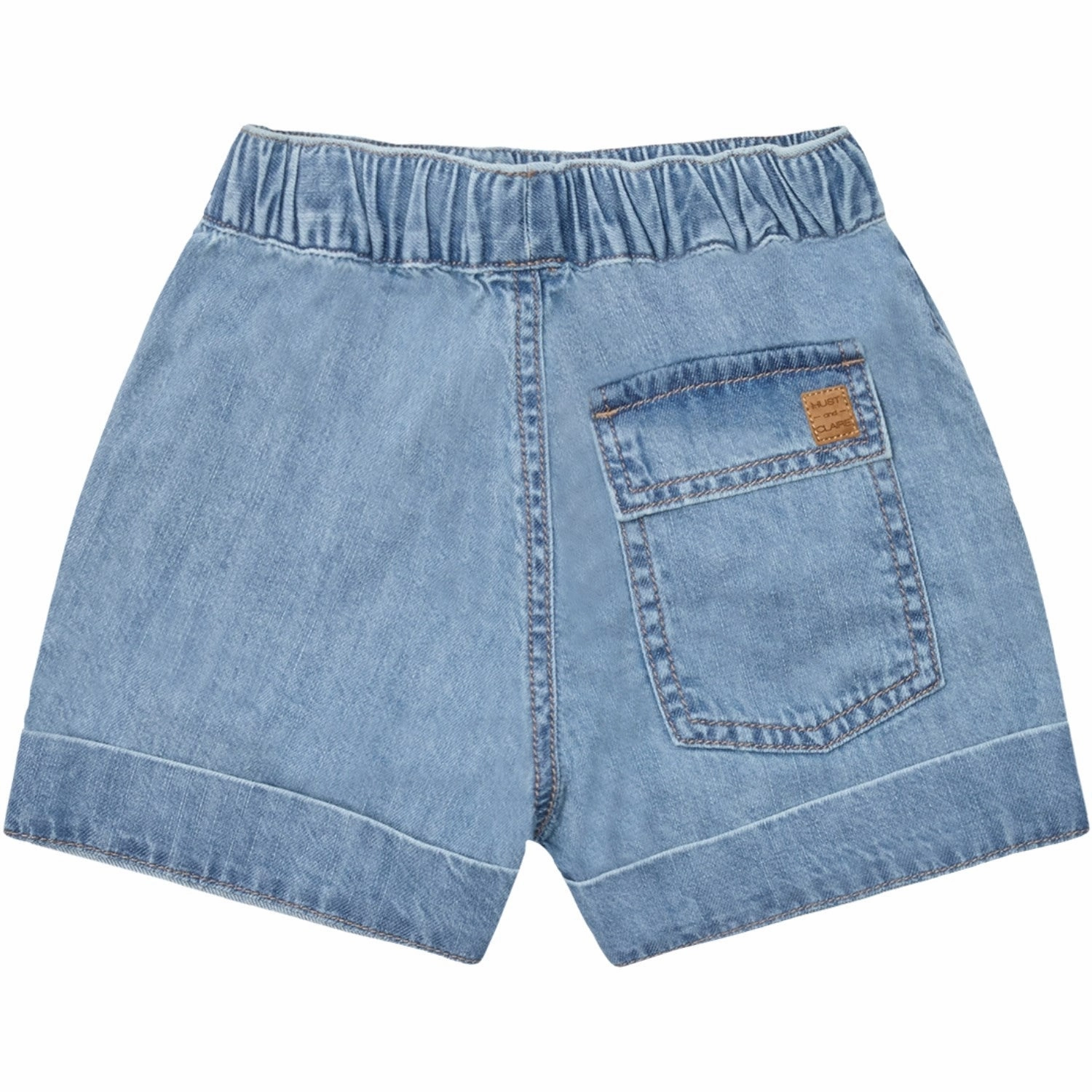 Hust & Claire Washed Denim Hans Shorts Smooth Fabric Stylish Comfort