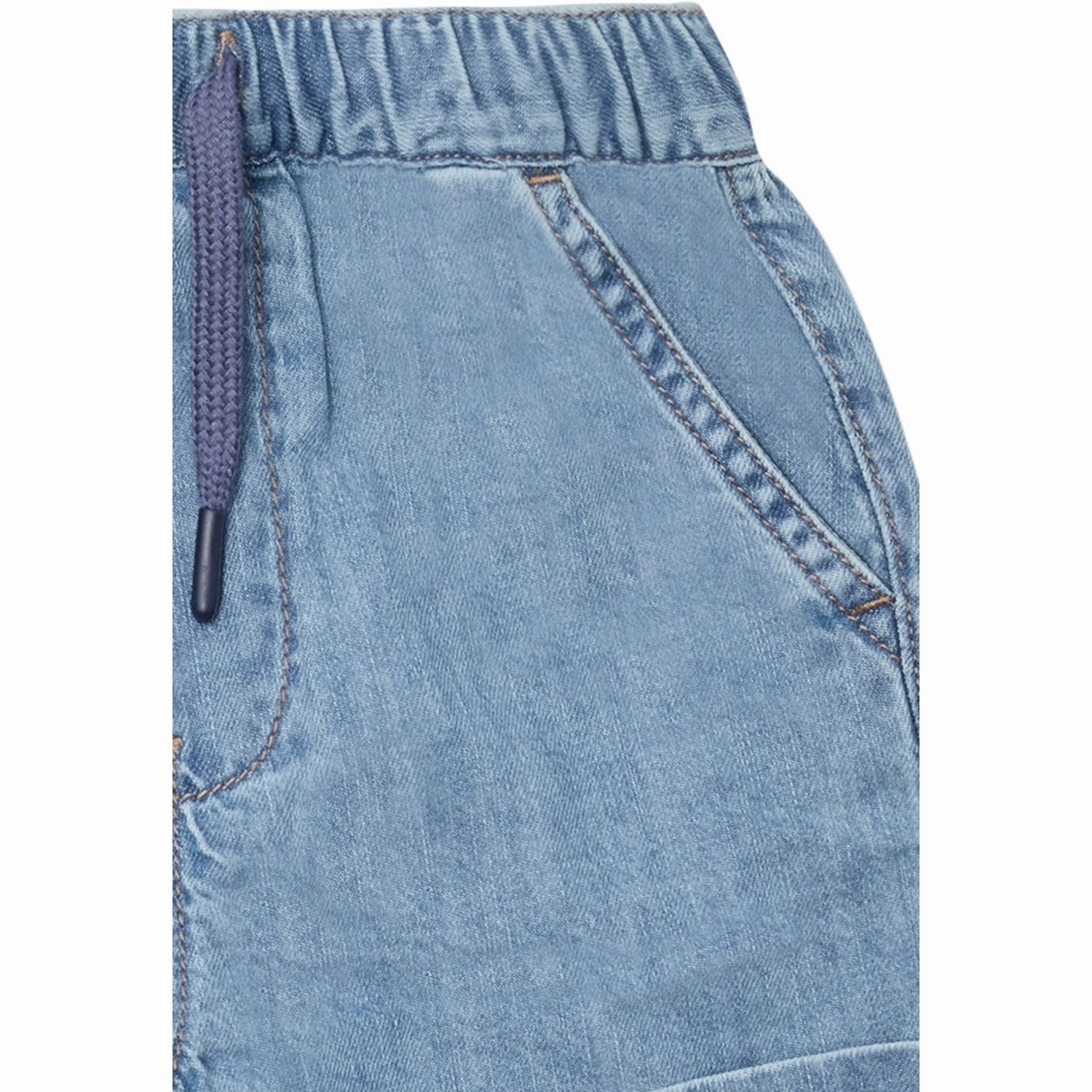 Hust & Claire Washed Denim Hans Shorts teenagers