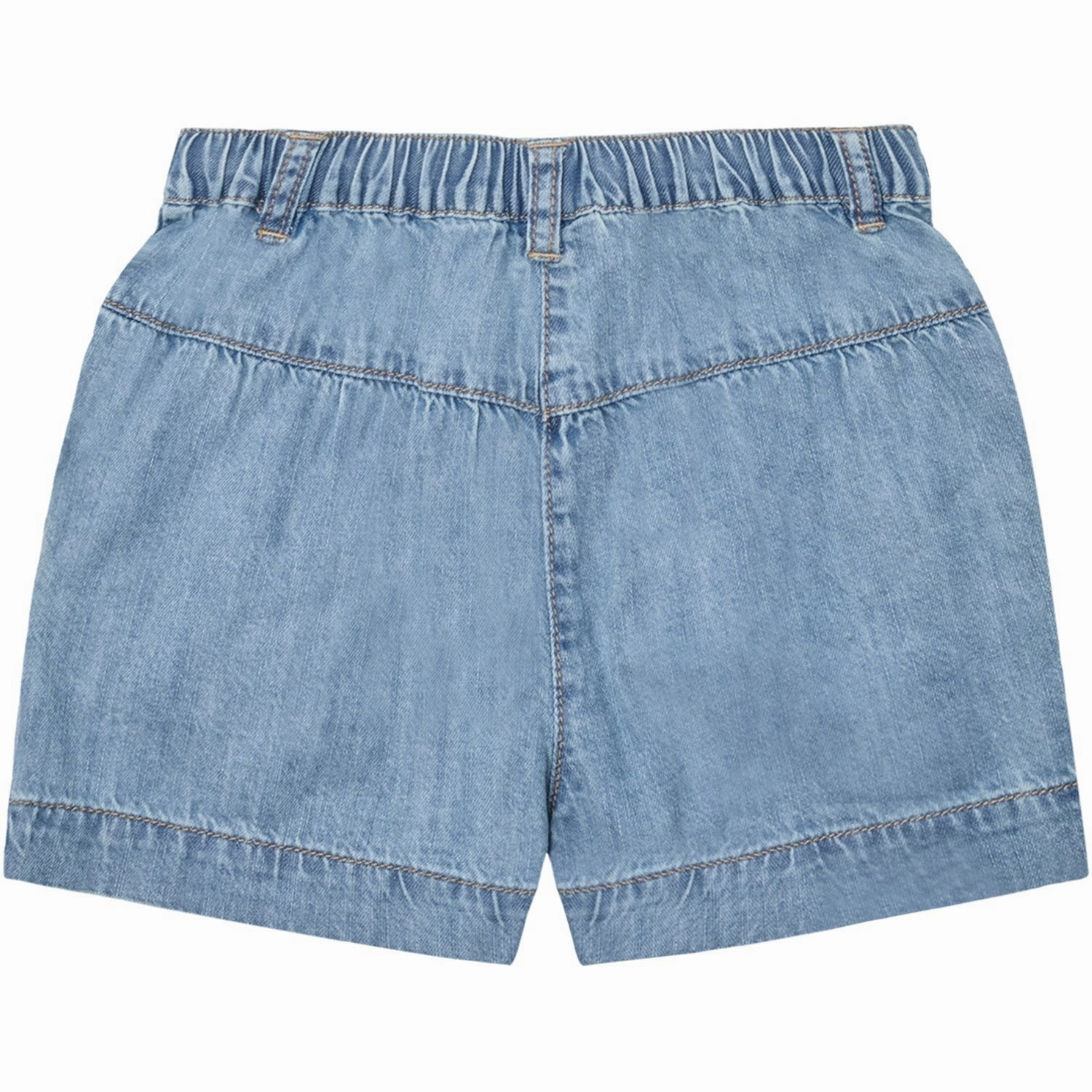 Wide Leg Silhouette TemperatureRegulating Hust & Claire Washed Denim Helena Shorts