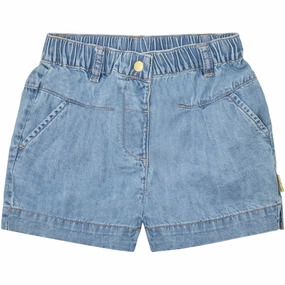 Hust & Claire Washed Denim Helena Shorts Fair trade swim trunks