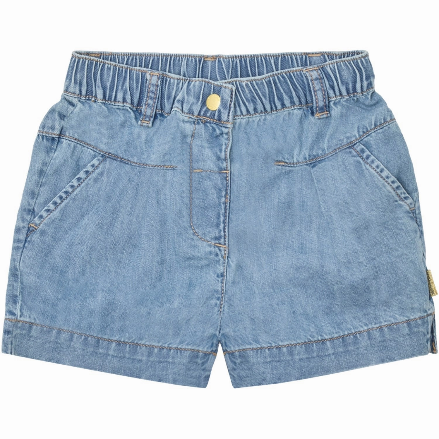 Hust & Claire Washed Denim Helena Shorts Fair trade swim trunks