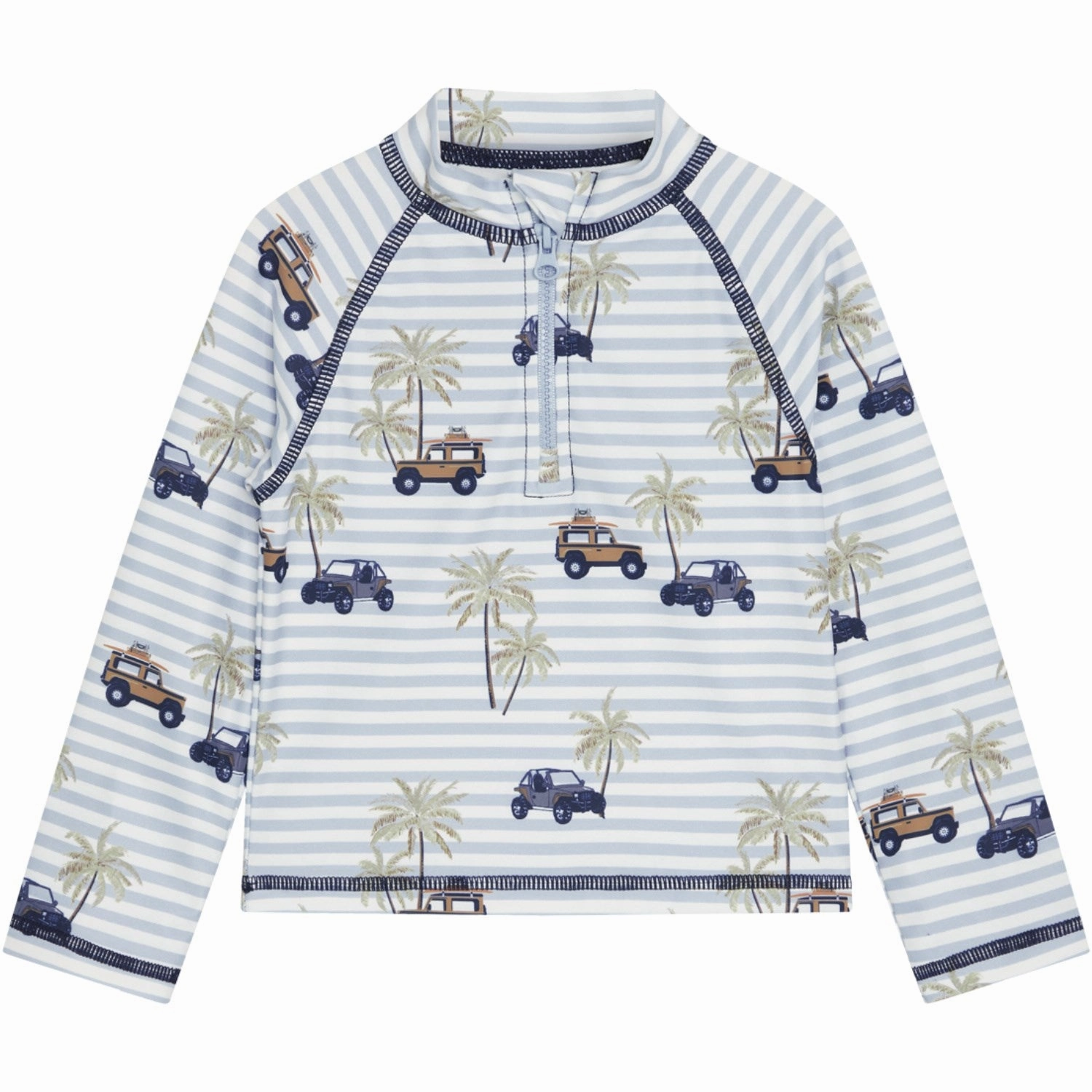 Holiday Wear Festival Ready Hust & Claire White Maiak Swim Blouse