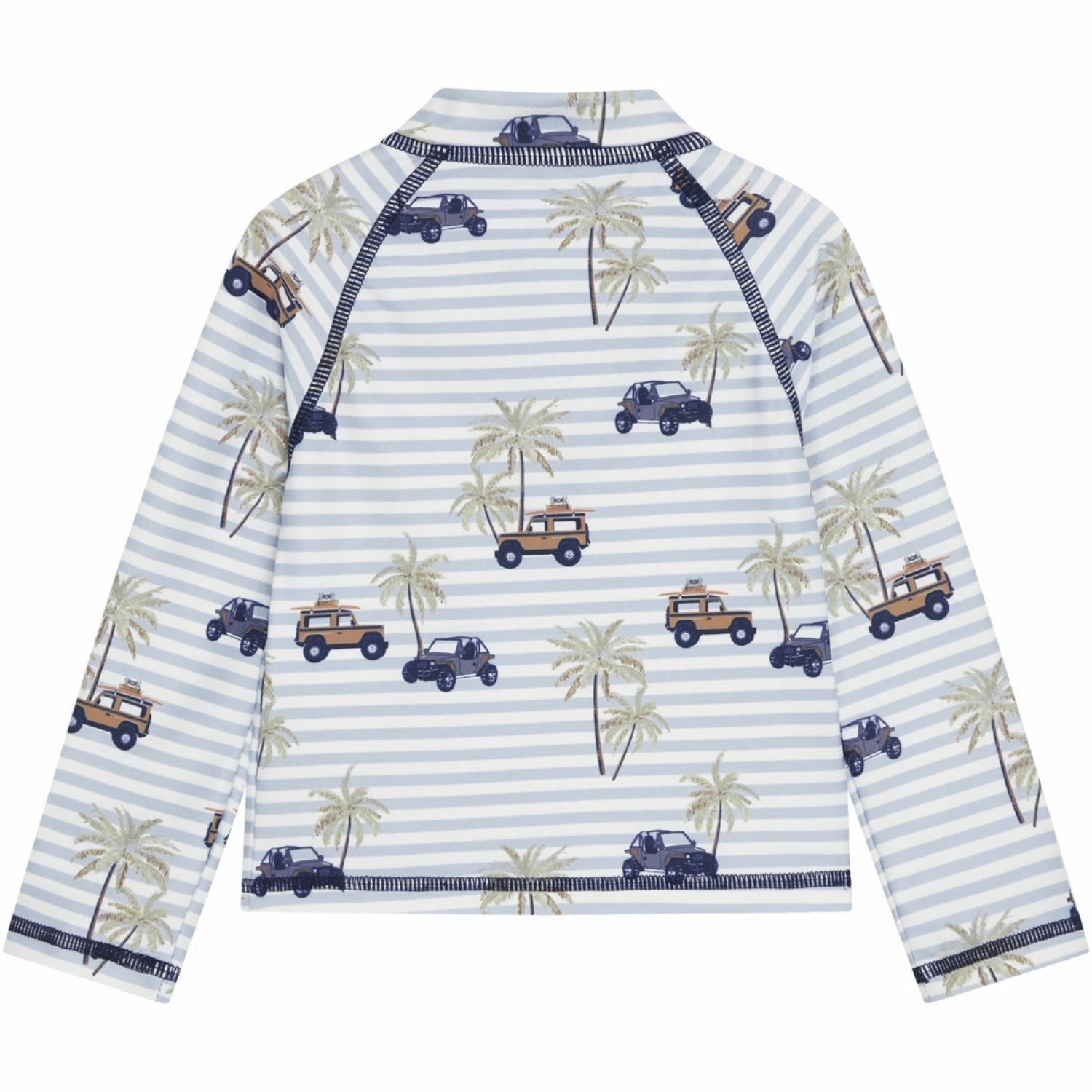 Lightweight Mesh High Density Knit Hust & Claire White Maiak Swim Blouse