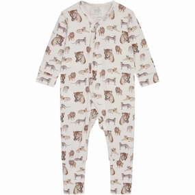 Hust & Claire White Sand Mulle Nightsuit Comfy Relax