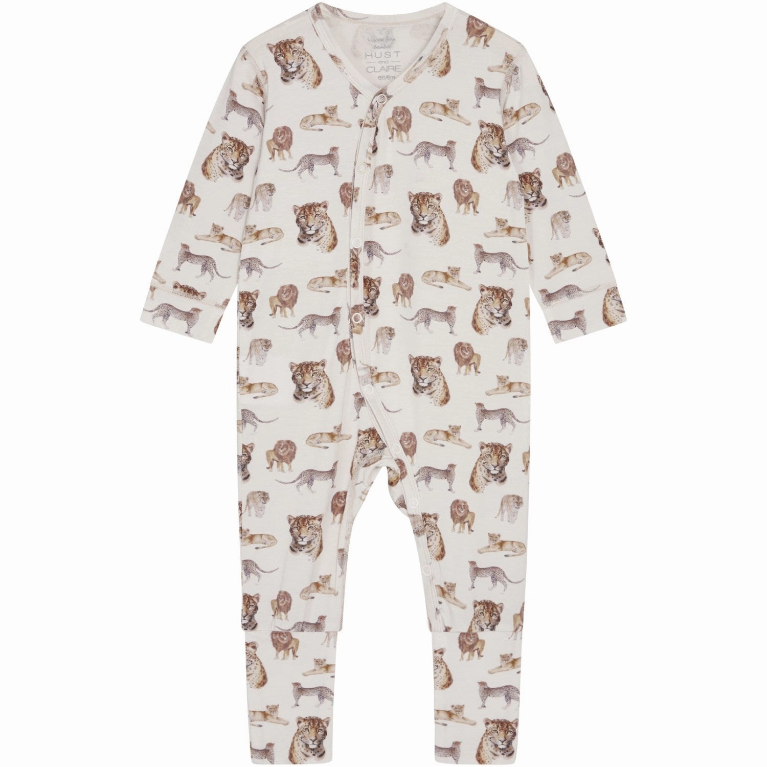 Hust & Claire White Sand Mulle Nightsuit Comfy Relax