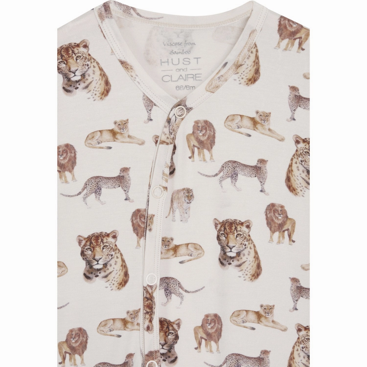 Loose Premium Vivid Fresh Hust & Claire White Sand Mulle Nightsuit