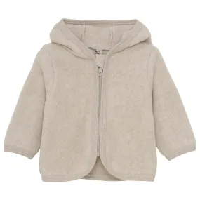 Huttelihut Camel Melange Jacket Ears Cotton Fleece Warm Liner