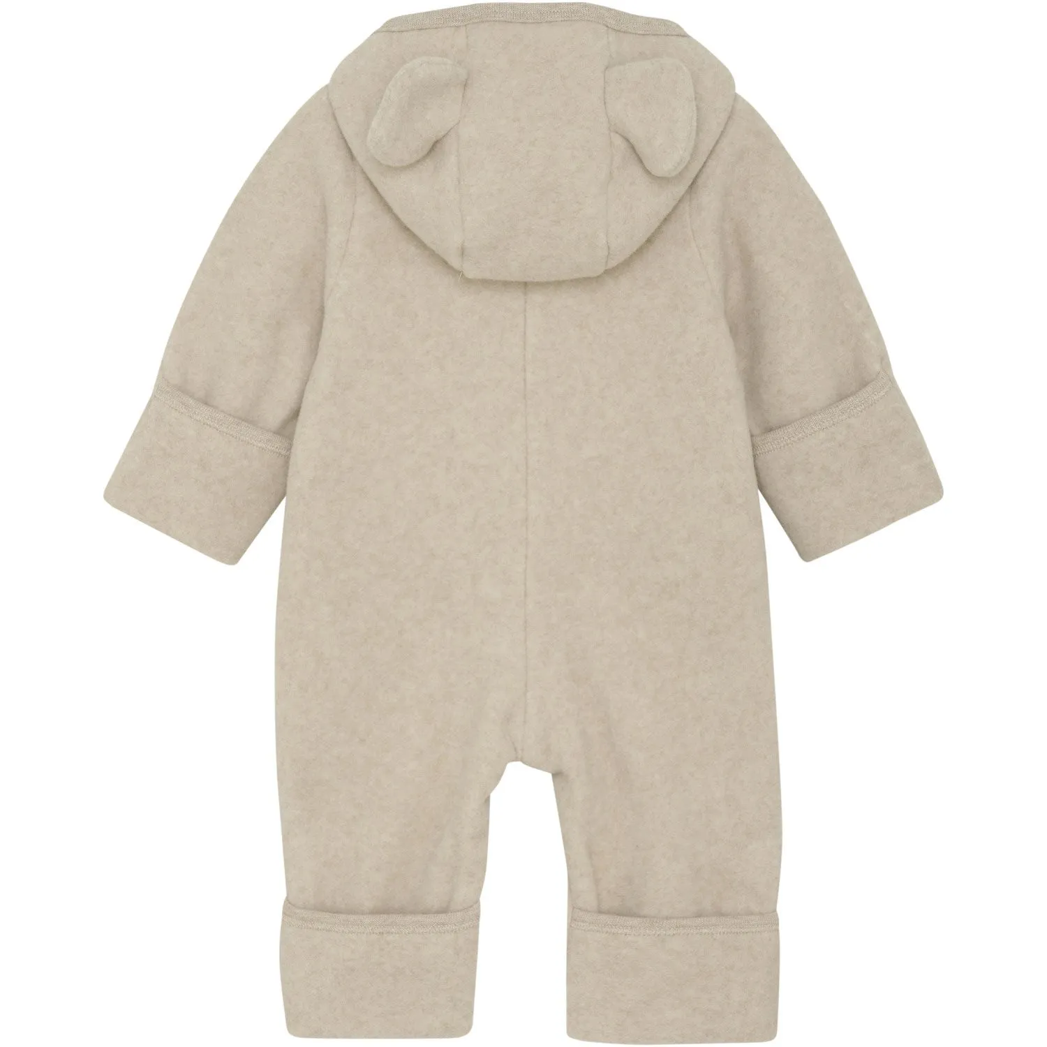 Huttelihut Camel Melange Pram Suit Ears Cot. Fleece Bridal-Shower Travel-friendly