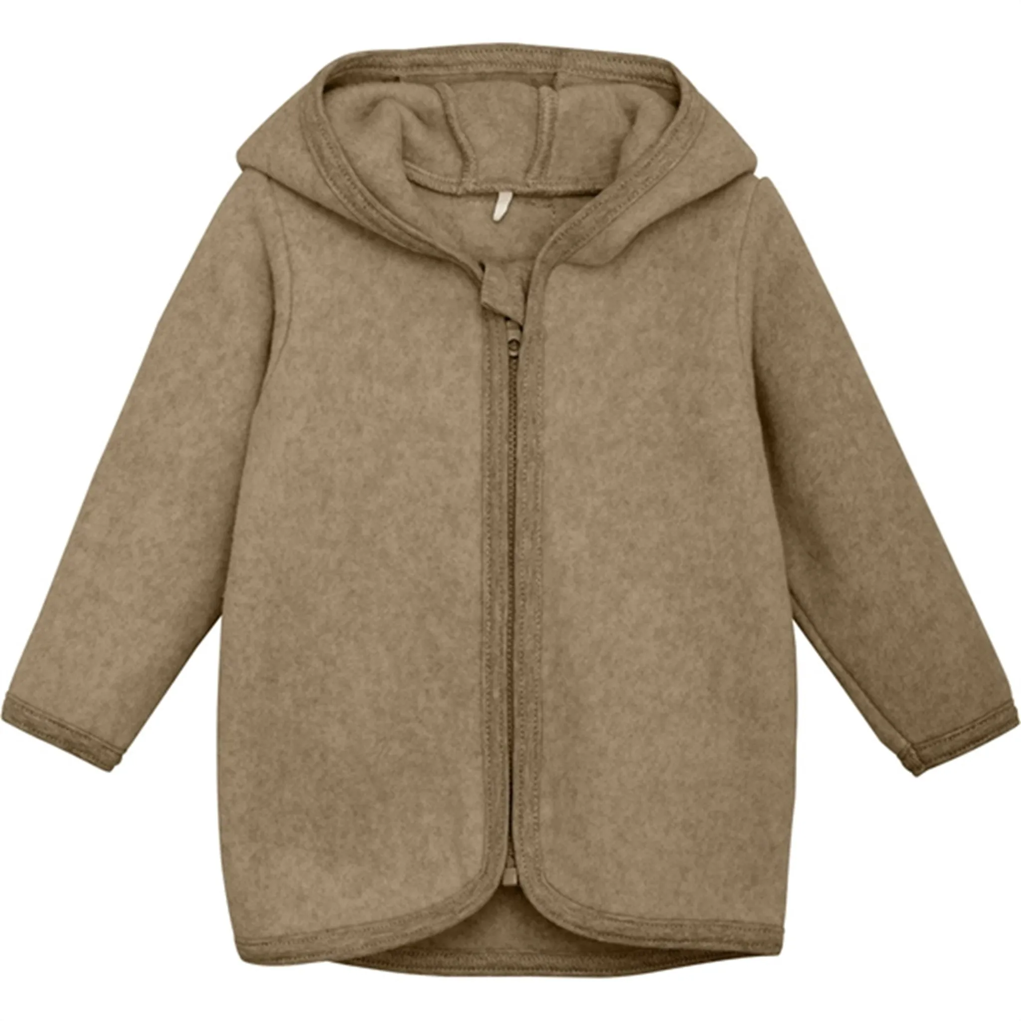Classic Gear Huttelihut Jacket Ears Cotton Fleece Mol?? Melange