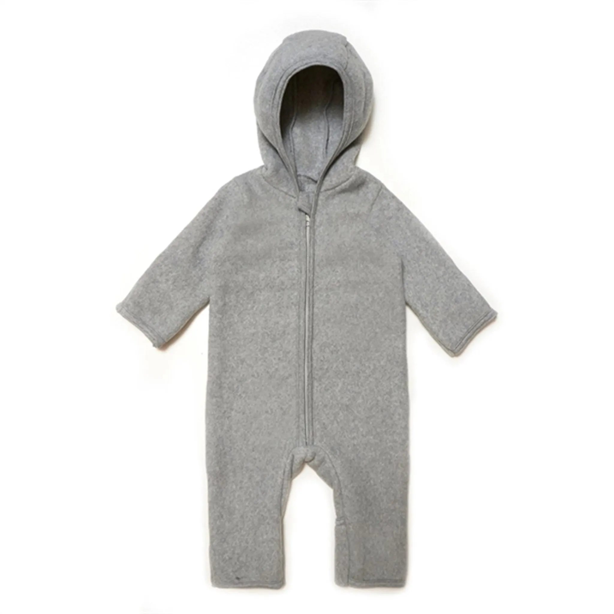 Huttelihut Momo Baby Onesie Light Grey Tailored-fit