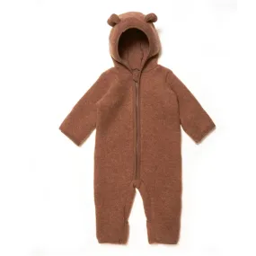 Huttelihut Pram Suit Ears Soft Wool Allie Caramel Cafe Modern-style