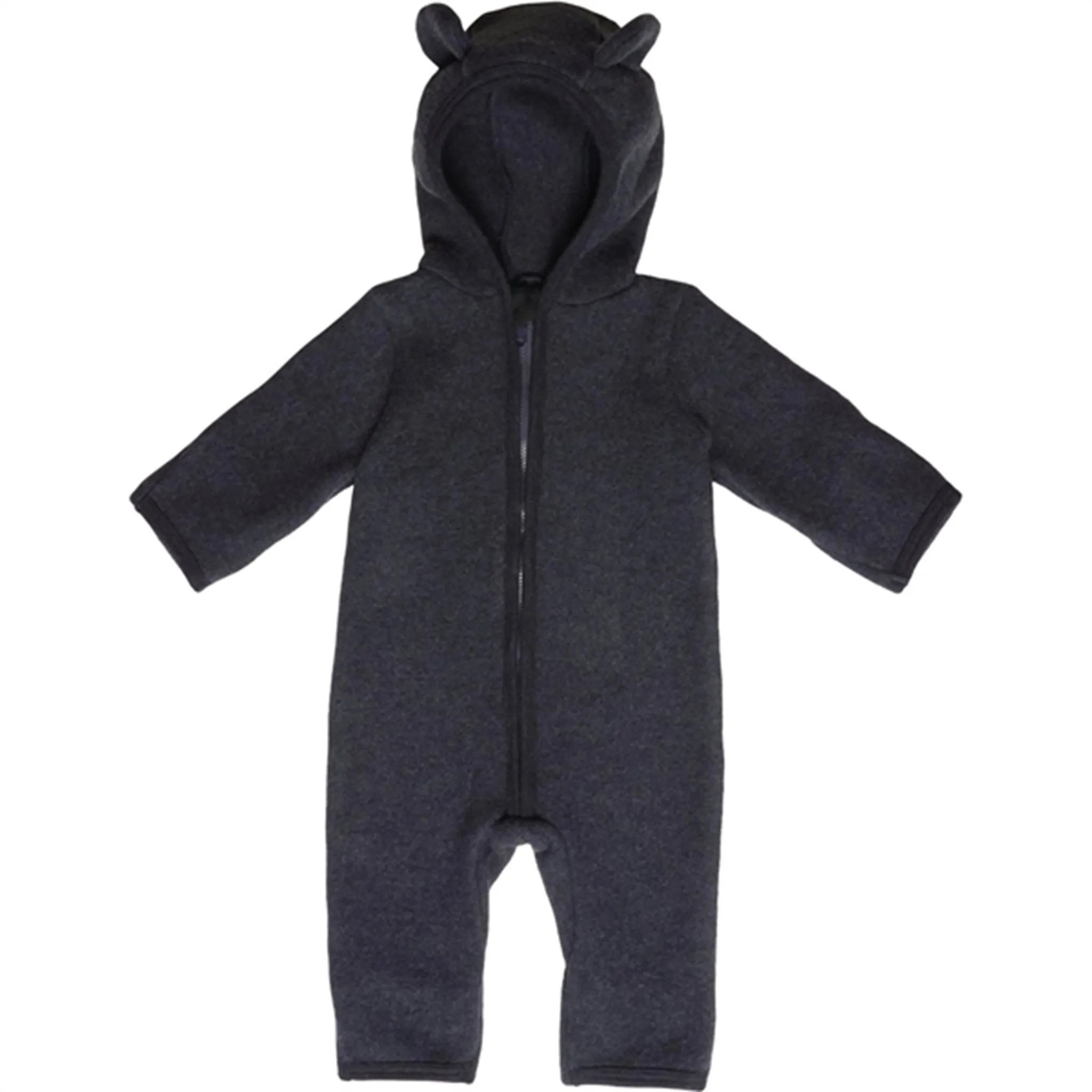 Effortless layering piece Huttelihut Pram Suit Ears Soft Wool Allie Navy