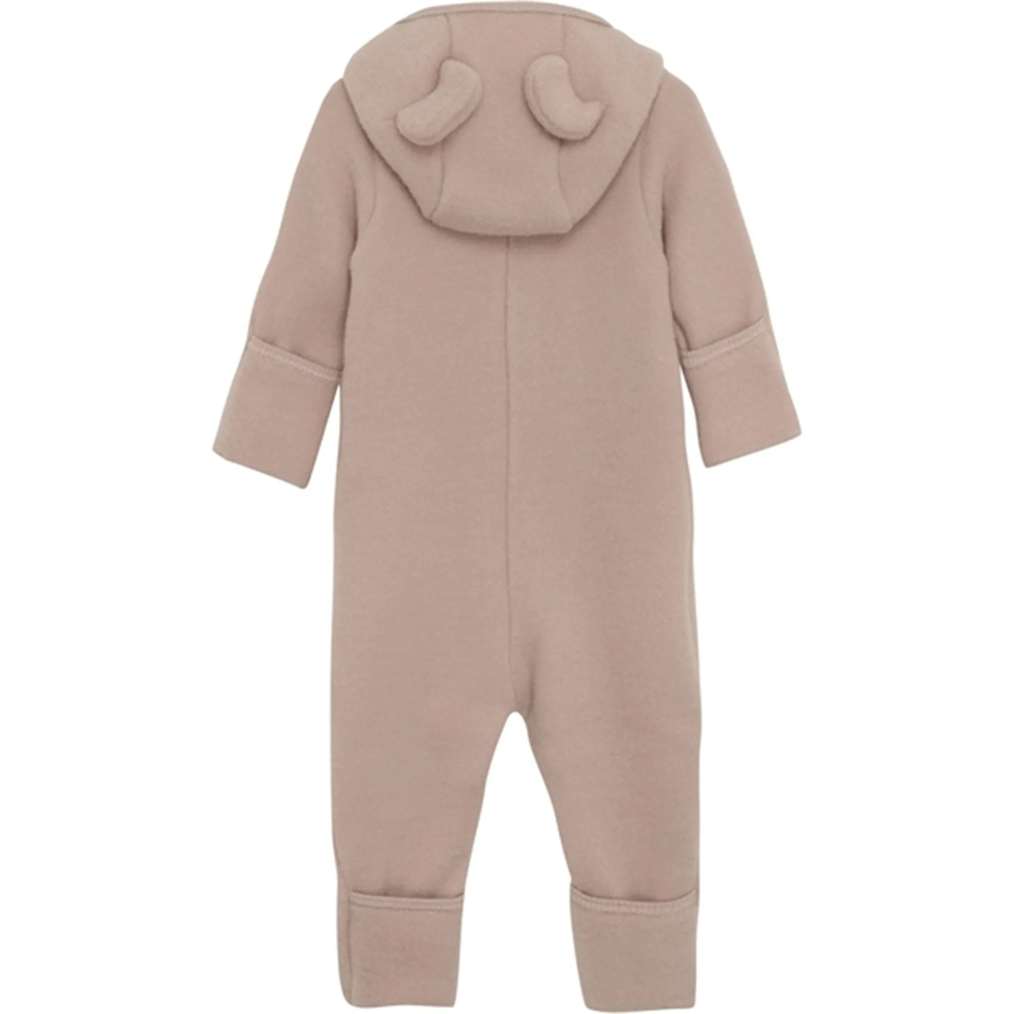 Comfortable spring blouse Baby-Shower Huttelihut Pram Suit Ears Wool Fleece Mahogany Rose