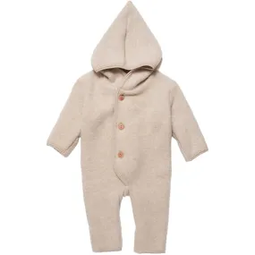 Mesh-Detail Huttelihut Pram Suit Pixie Soft Wool Billie Camel