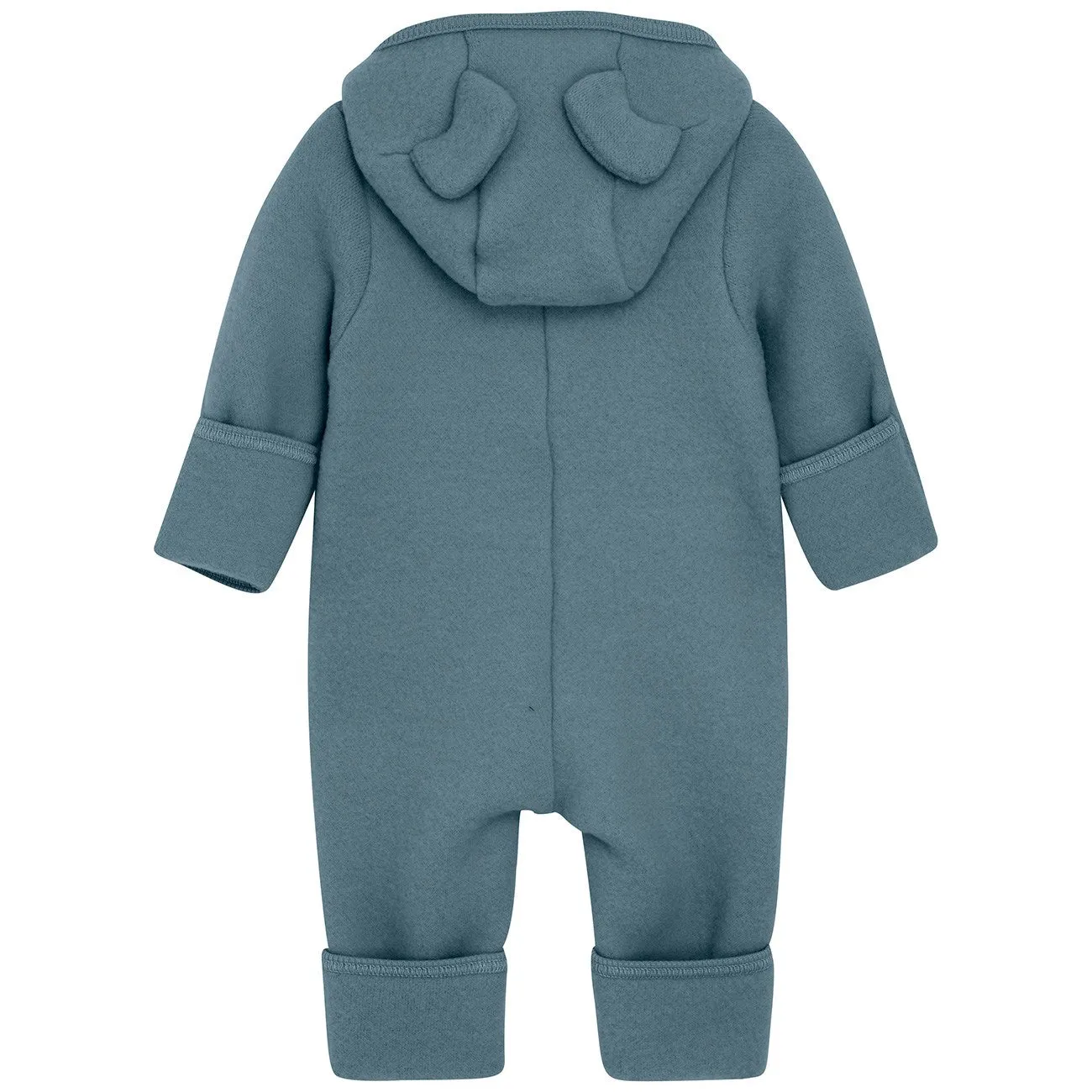 Soft-Lining Gathered-Detail Huttelihut Stormy Weather Pram Suit Ears Wool Fleece