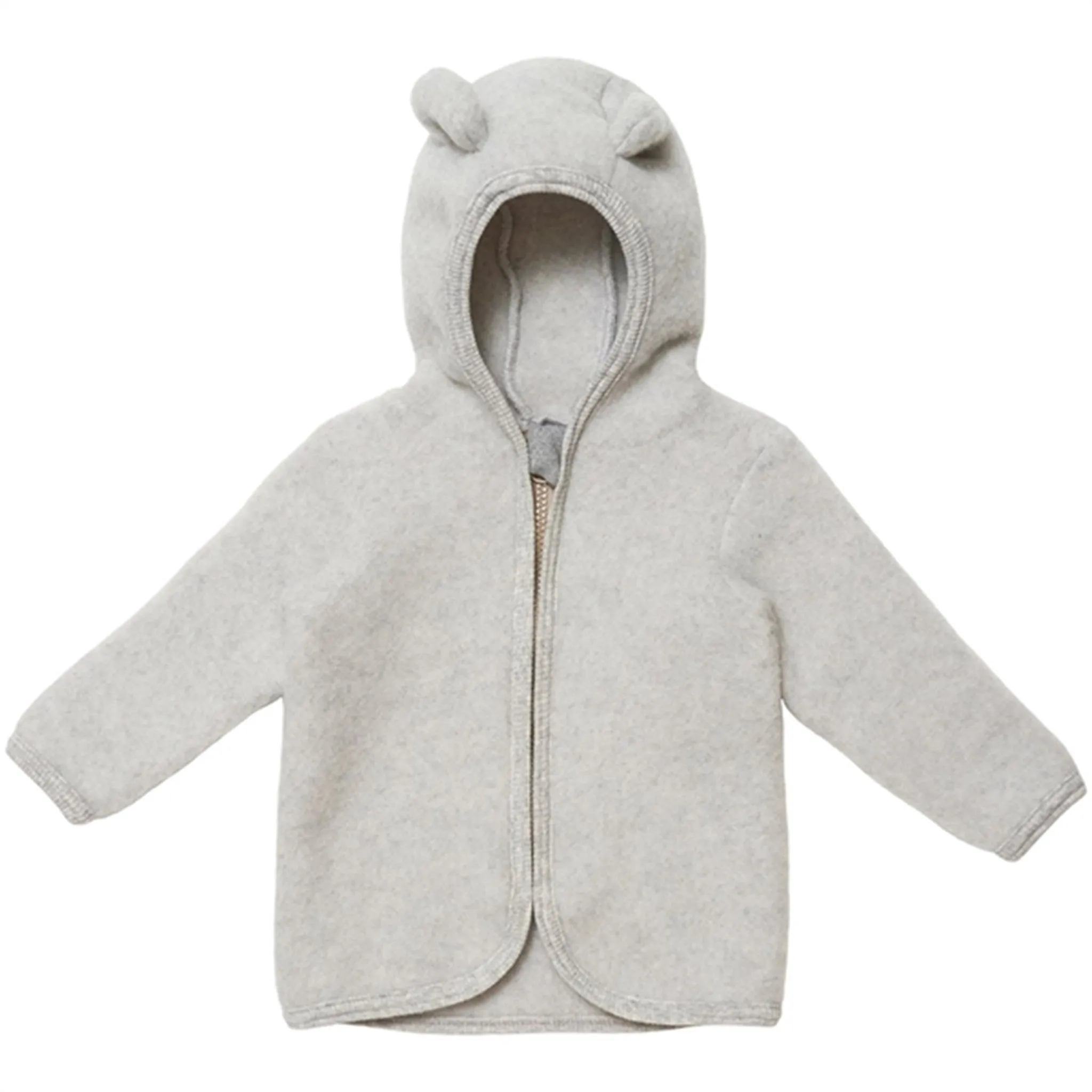 Quick Style Huttelihut Wool Jackie Baby Jacket Light Grey