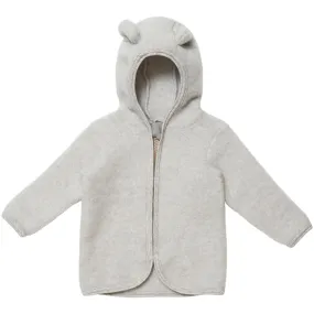 Layer Smart Huttelihut Wool Jackie Baby Jacket Light Grey