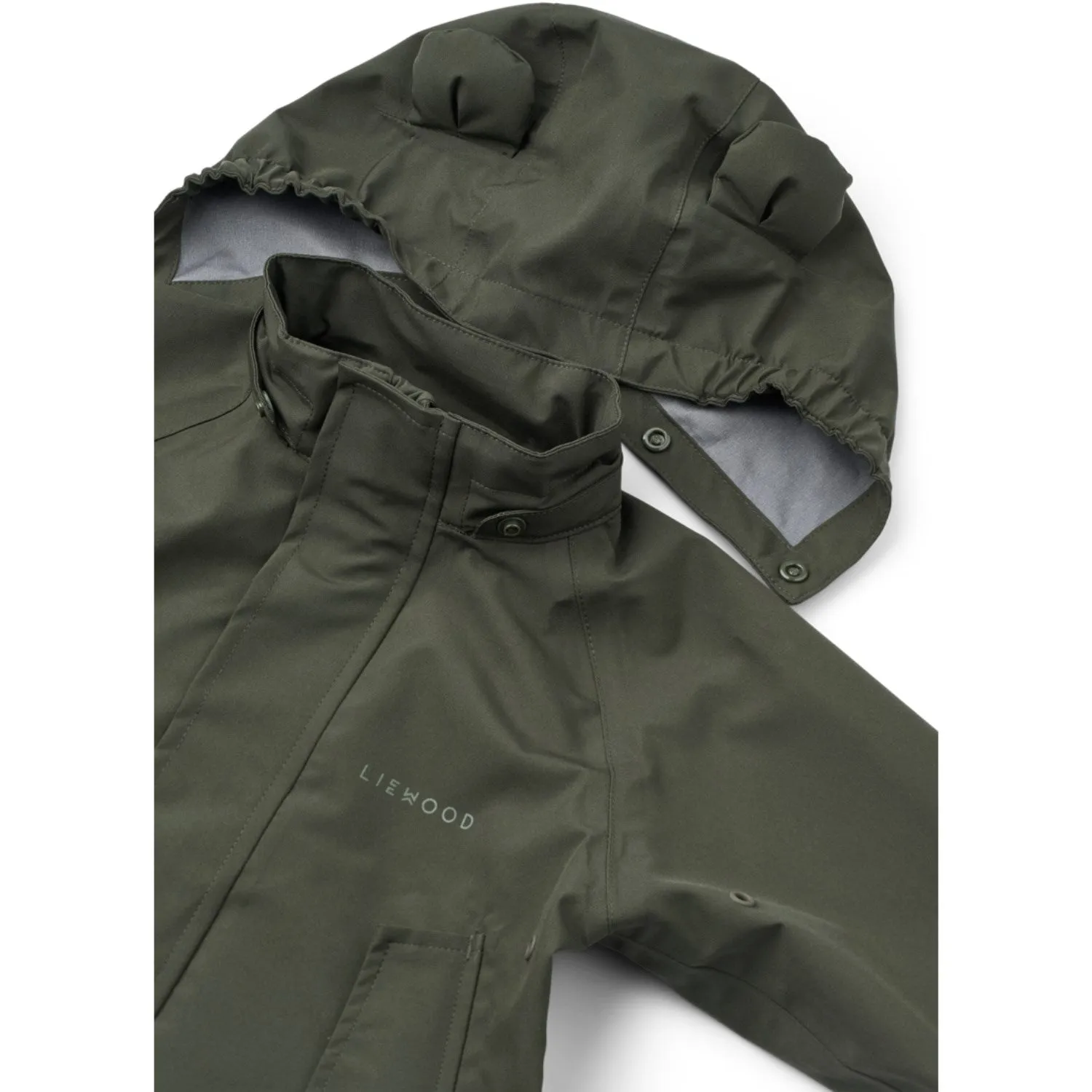 LIEWOOD Hunter Green Manu Rainwear Set Resistant Fabric