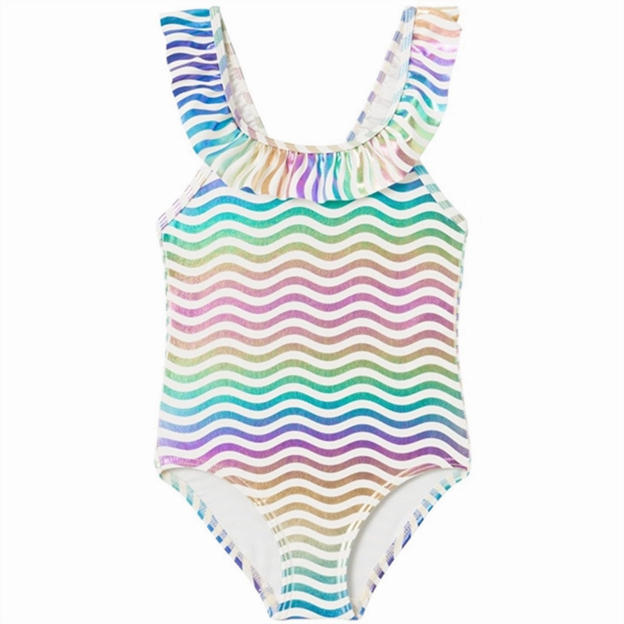 Breathable-material Chlorine Resistant Material Name it Blue Tint Zamar Swimsuit