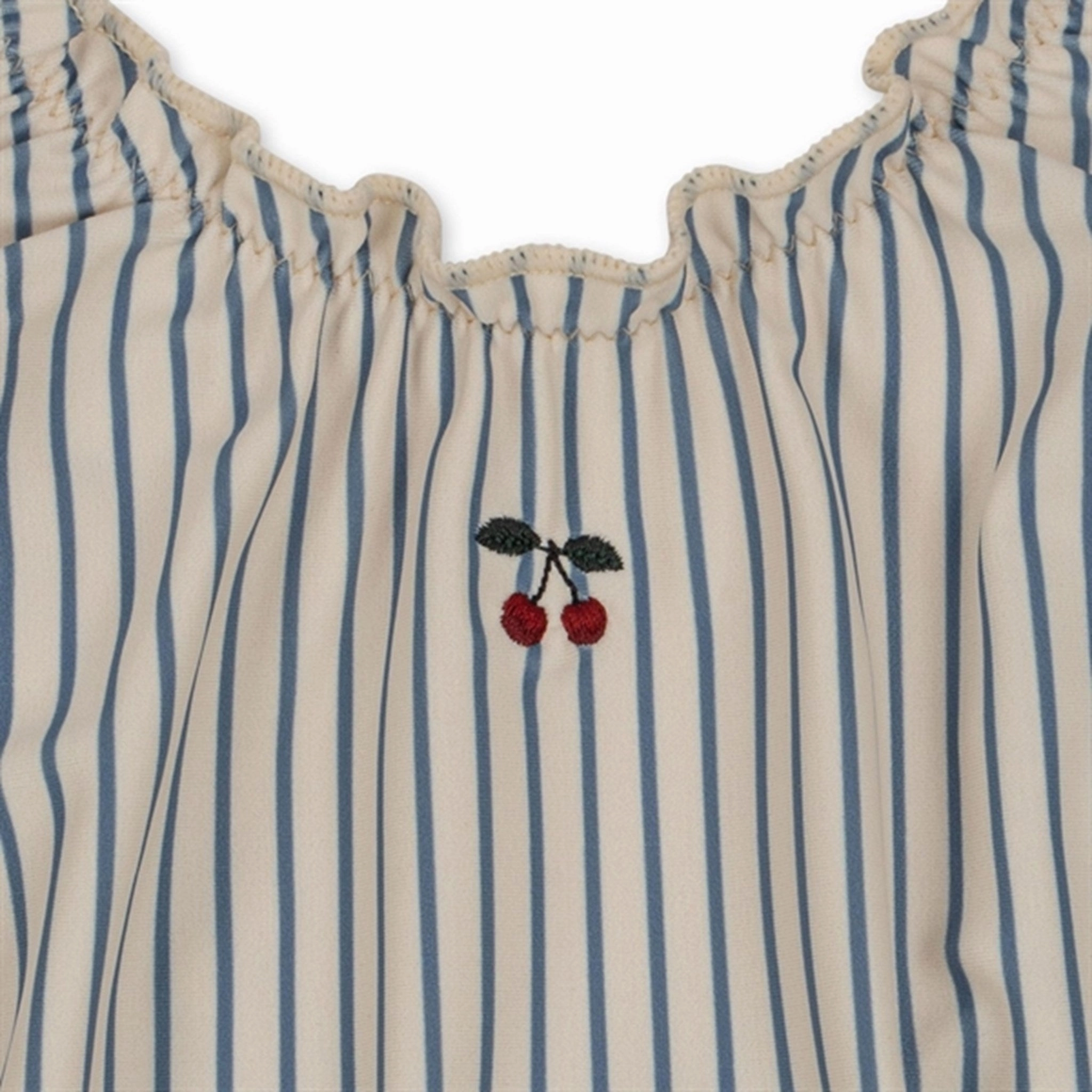 Hydrodynamic Cut Konges Sl?jd Collette Swimsuit Blue Stripe