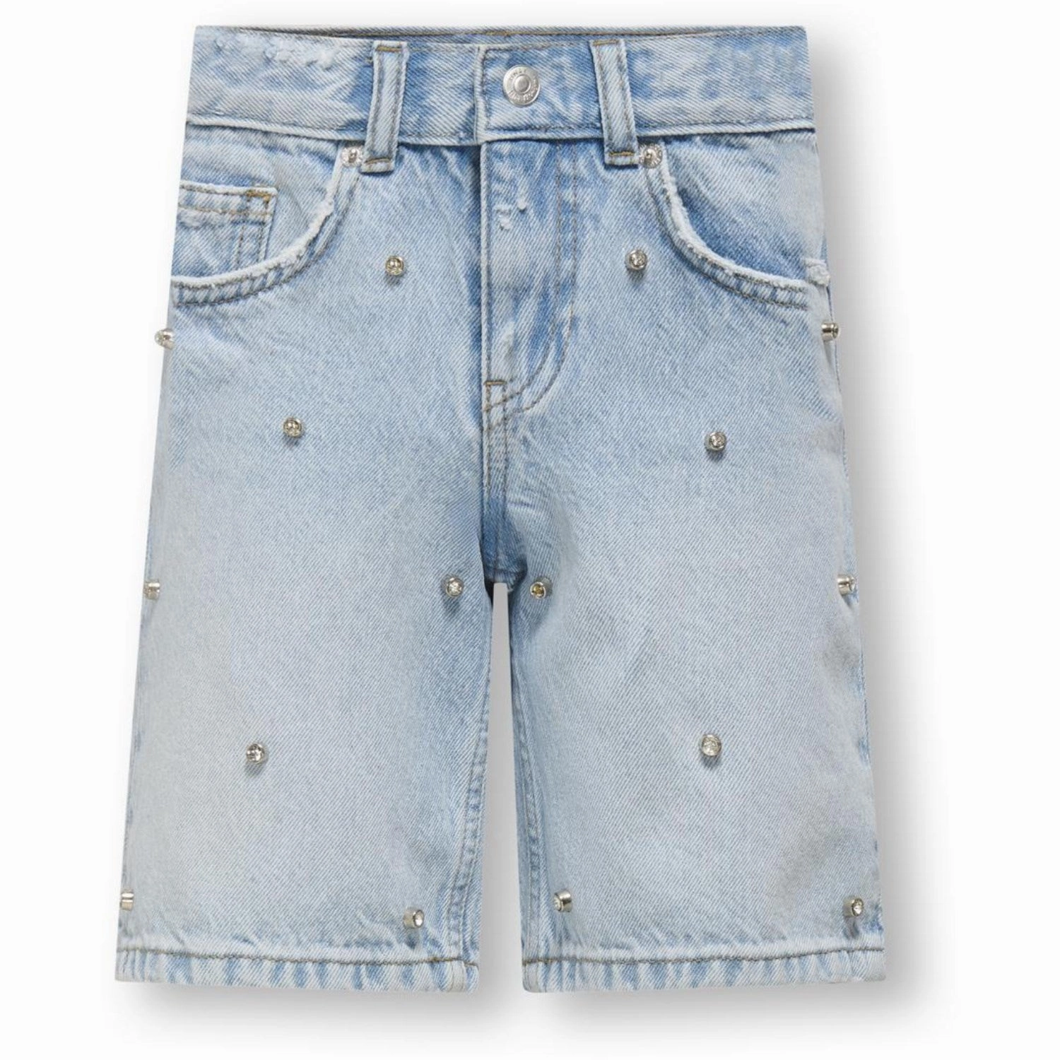 kids ONLY Light Blue Denim Hope Loose Long Shorts Denim Free Size Adjuster
