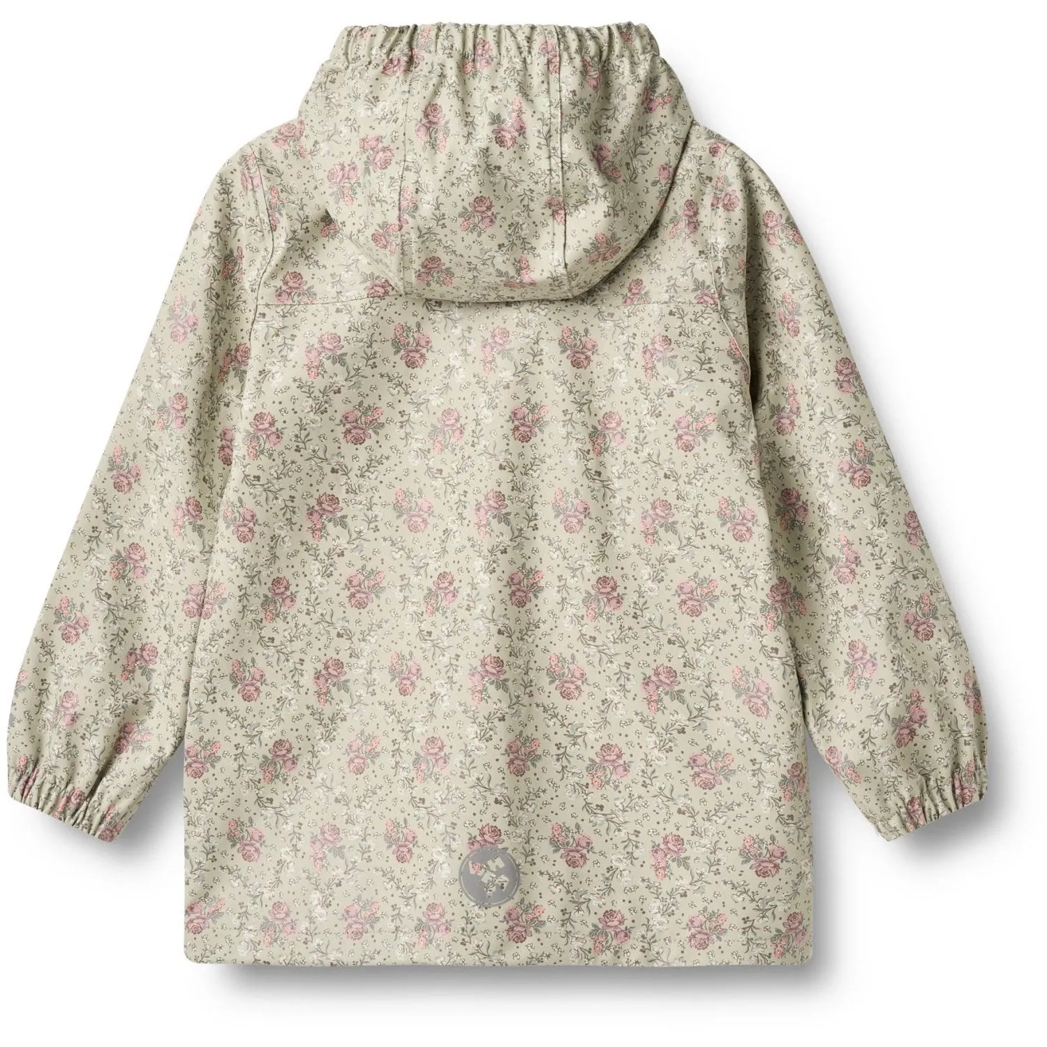 Drop Tail Street Commute Wheat Slightly Green Flowers Rainwear Ollo Jacket