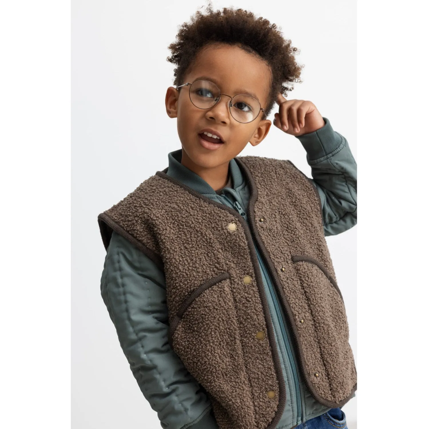 Point-Collar MarMar Thermo Dusty Green Orry Jacket