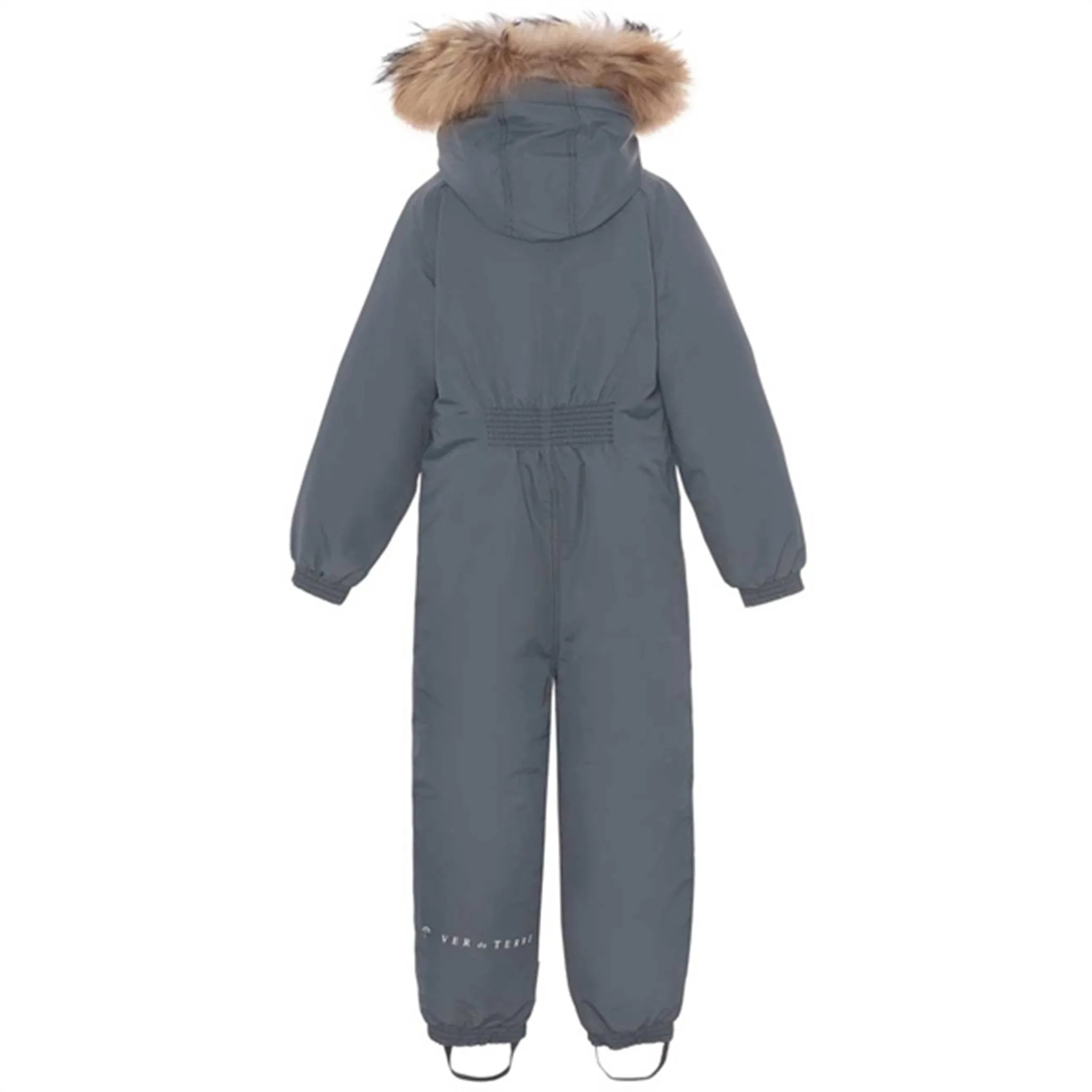 Ver de Terre Flyverdragt m. Pels Slate Silk-Blend