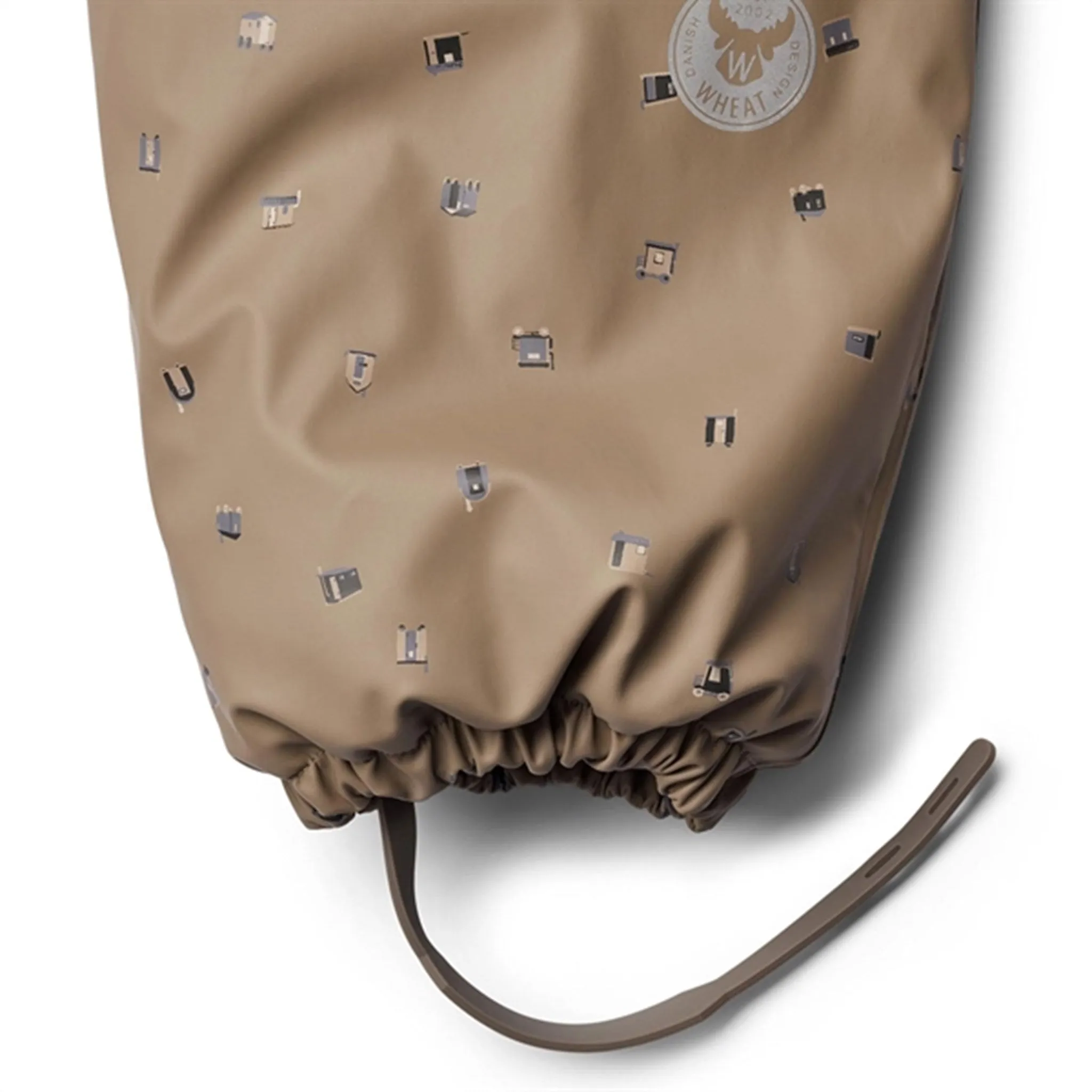 Wheat Wintersuit Ludo Dry Grey Houses Tie-Detail