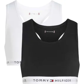 Zipped seams Tommy Hilfiger Black/White 2 Pack Bralette