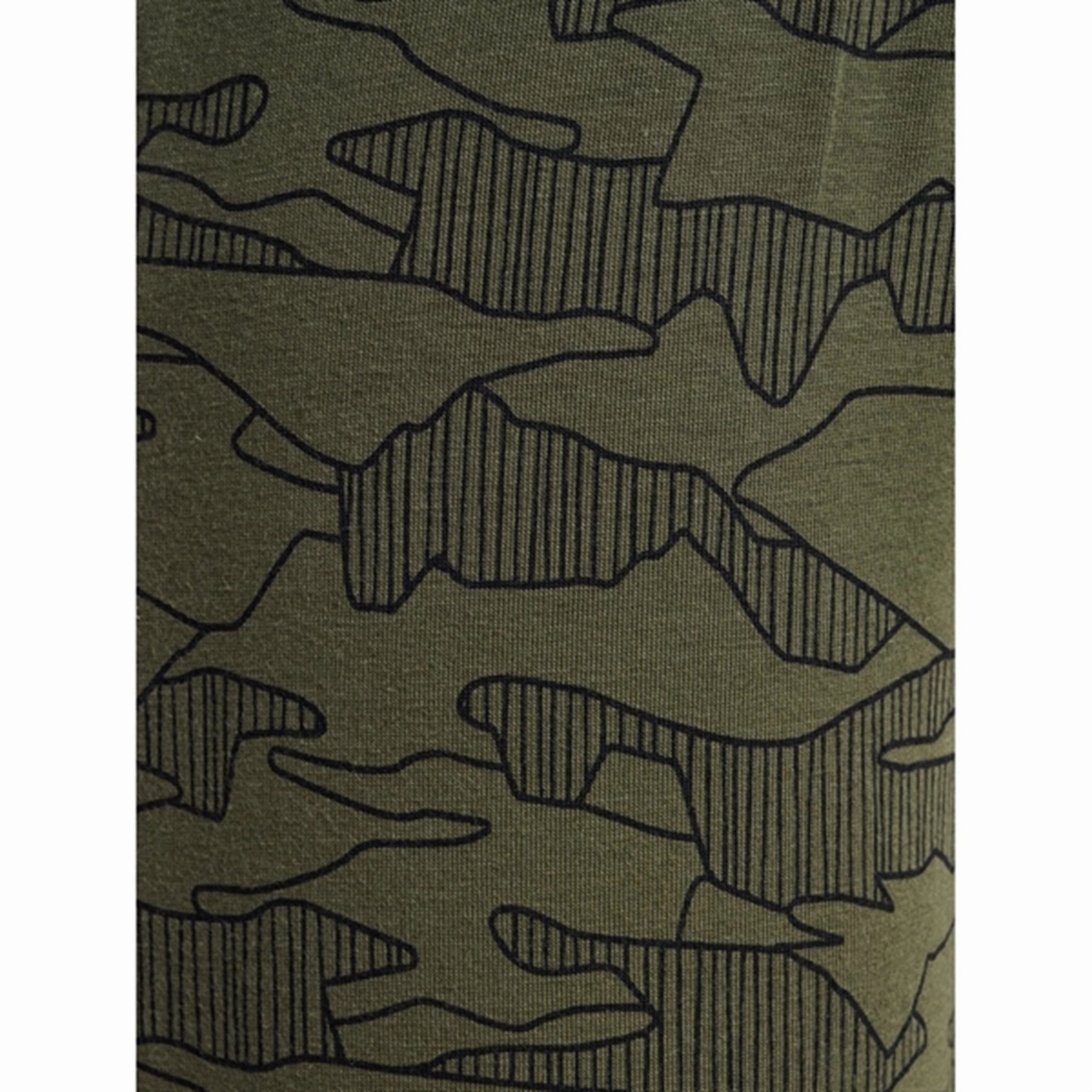 Minimalist Stitching Hummel Olive Night Nolan Night Suit