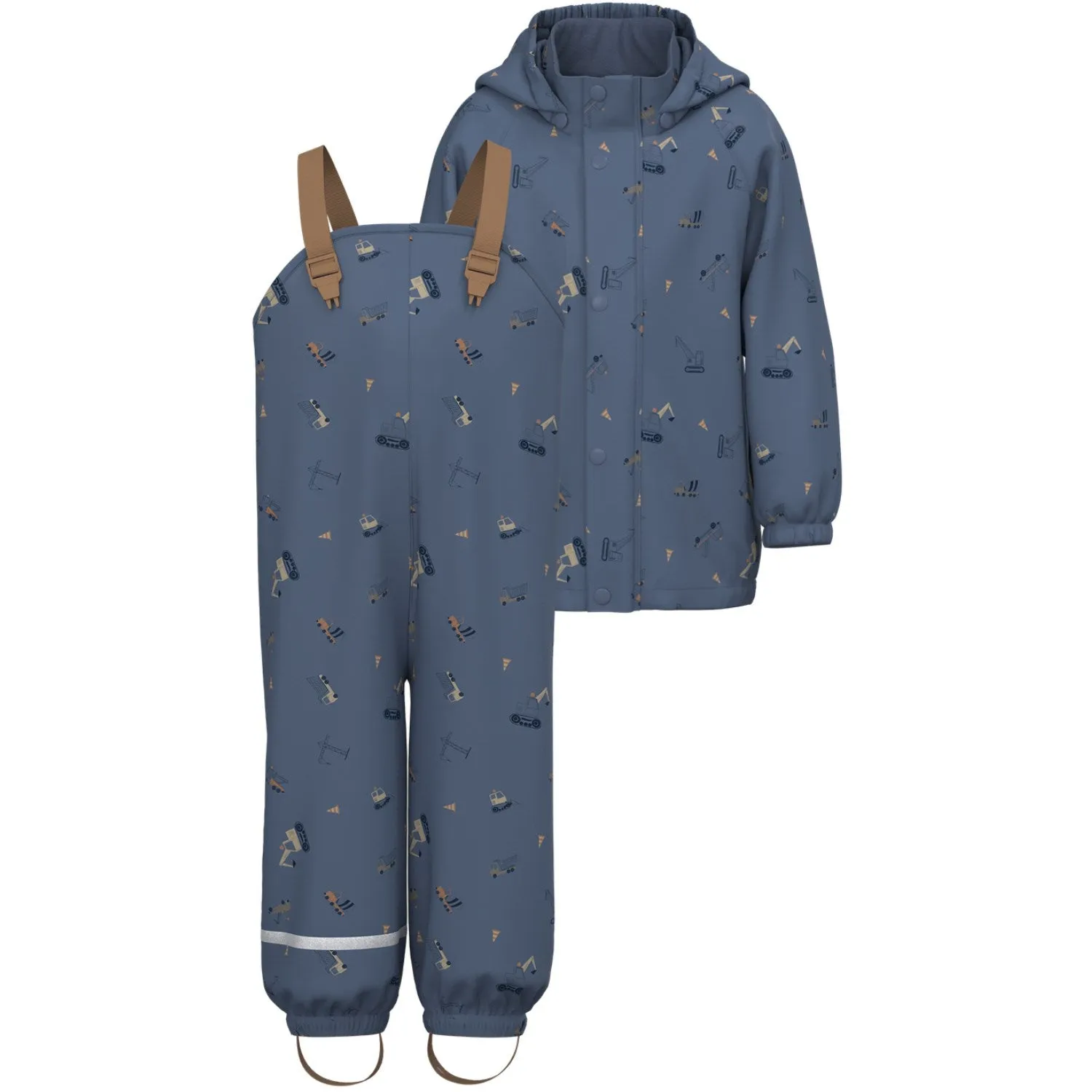 Name It Vintage Indigo Nmmdry10 Rain Set Au Aop Fo Utility Gear
