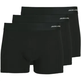 Performance Ready Jack & Jones Junior Black Basic Bamboo Boxershorts 3-pack Noos