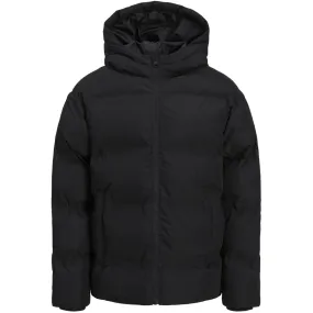 Jack & Jones Junior Black Jjesoho Puffer Hood Sn Jnr Gravity Defying Weight