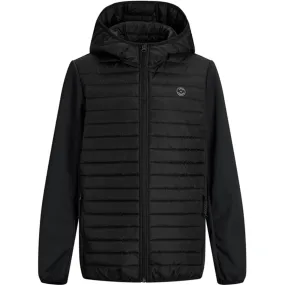 Adaptive Temperature Control Jack & Jones Junior Black Multi Quilted Transitional Jacket Noos