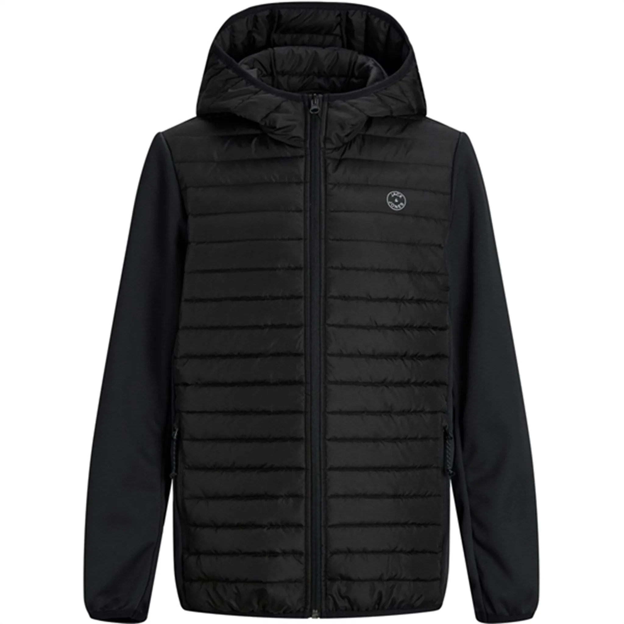 Adaptive Temperature Control Jack & Jones Junior Black Multi Quilted Transitional Jacket Noos
